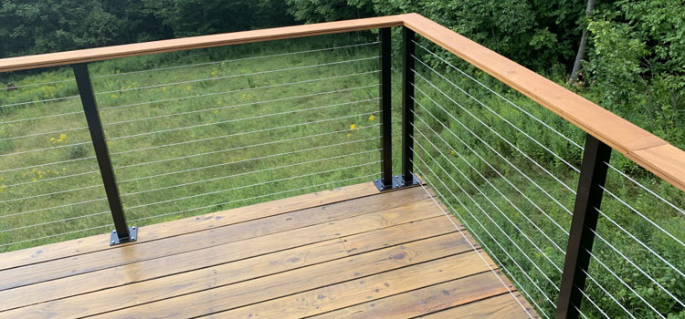 Installing Deck Cable Railing in Westlake Village, CA